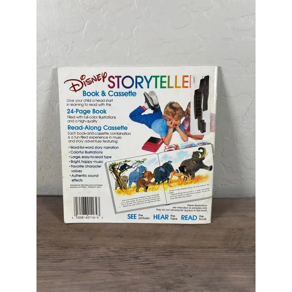 The Jungle Book‎ Disney See Hear Read 4DC Book Only EUC